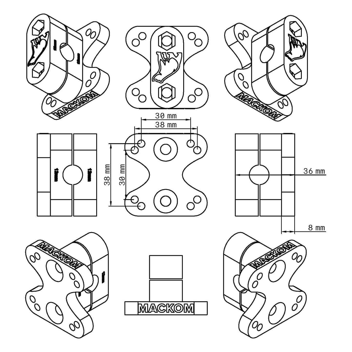 Garmin Zumo XT/XT2 Navigation Holder - Pancake