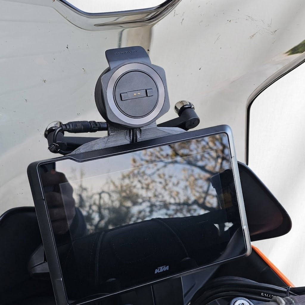 GPS Navigation Mount for KTM 1290 Super Adventure S/R | 2019-2024 | Garmin Zumo XT, Garmin Zumo XT2, Quad-lock, TomTom