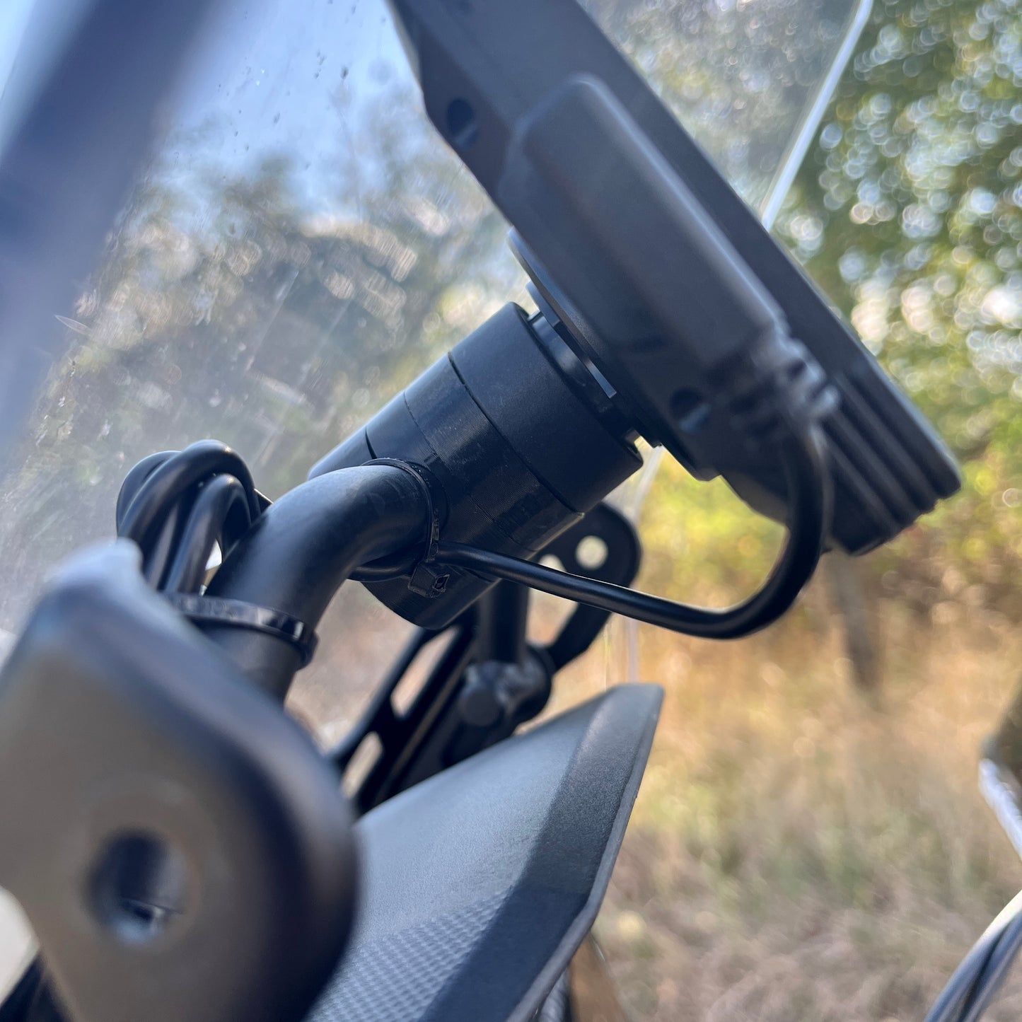 Stangenhalterung für Interphone Ridesync
