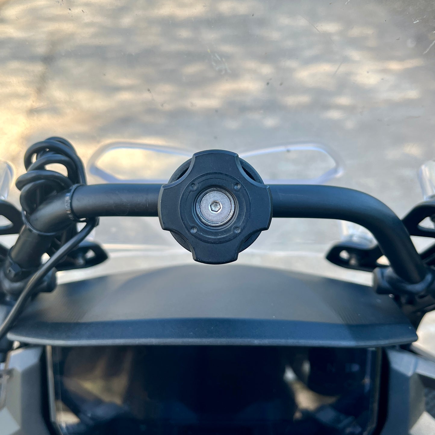 Stangenhalterung für Interphone Ridesync