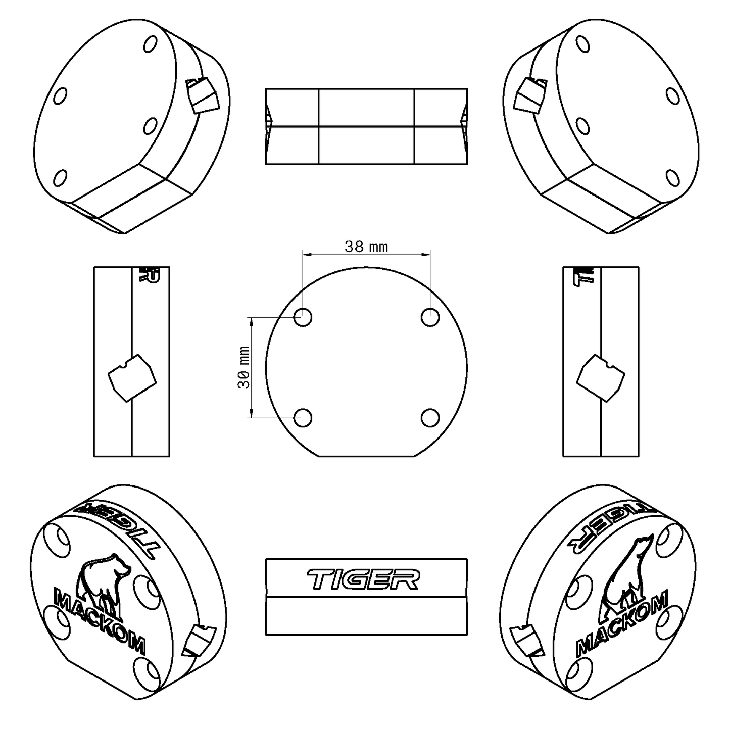 Garmin Zumo XT/XT2 Navigation Holder - Pancake