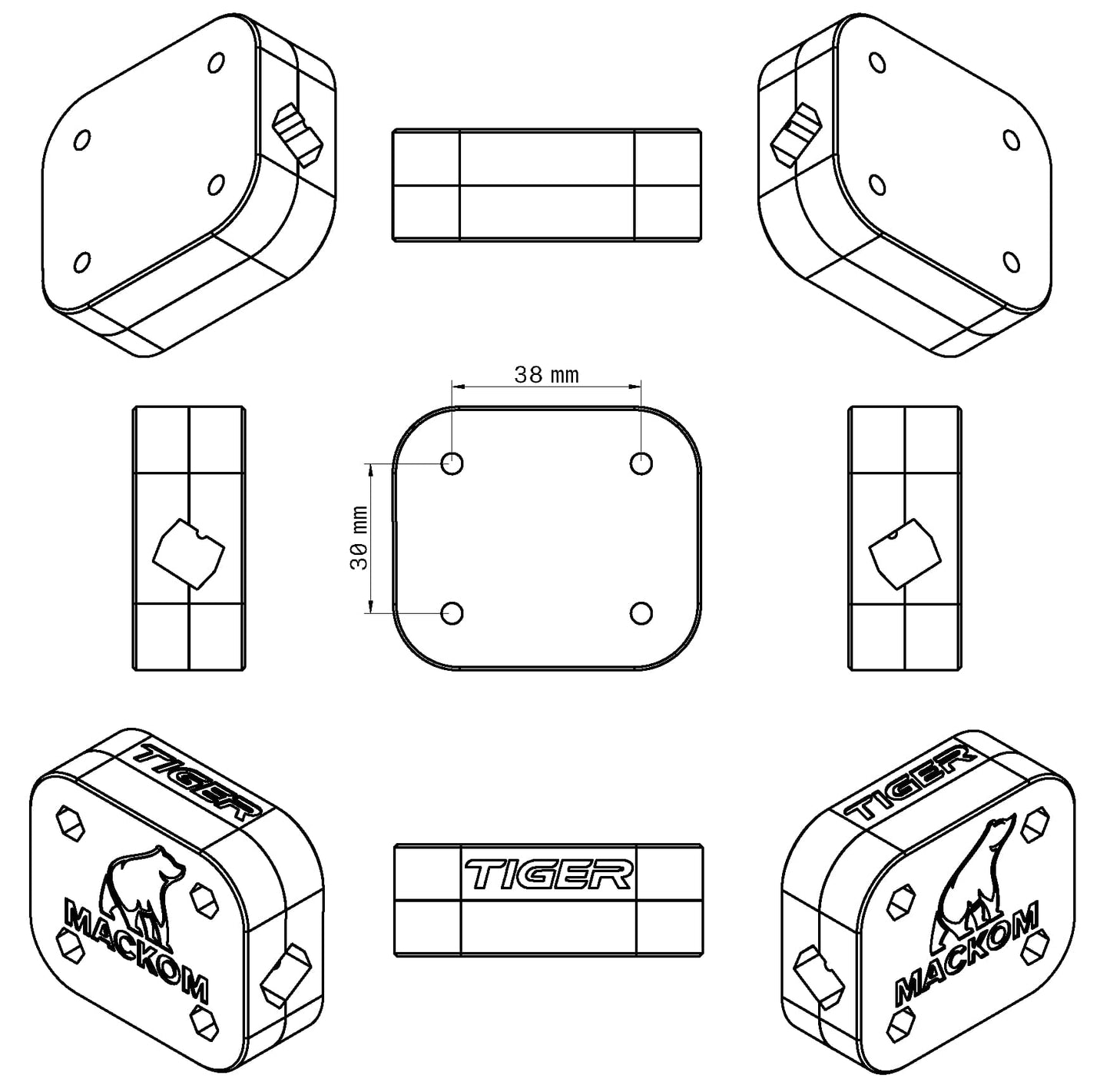 Garmin Zumo XT/XT2 Navigation Holder - Pancake